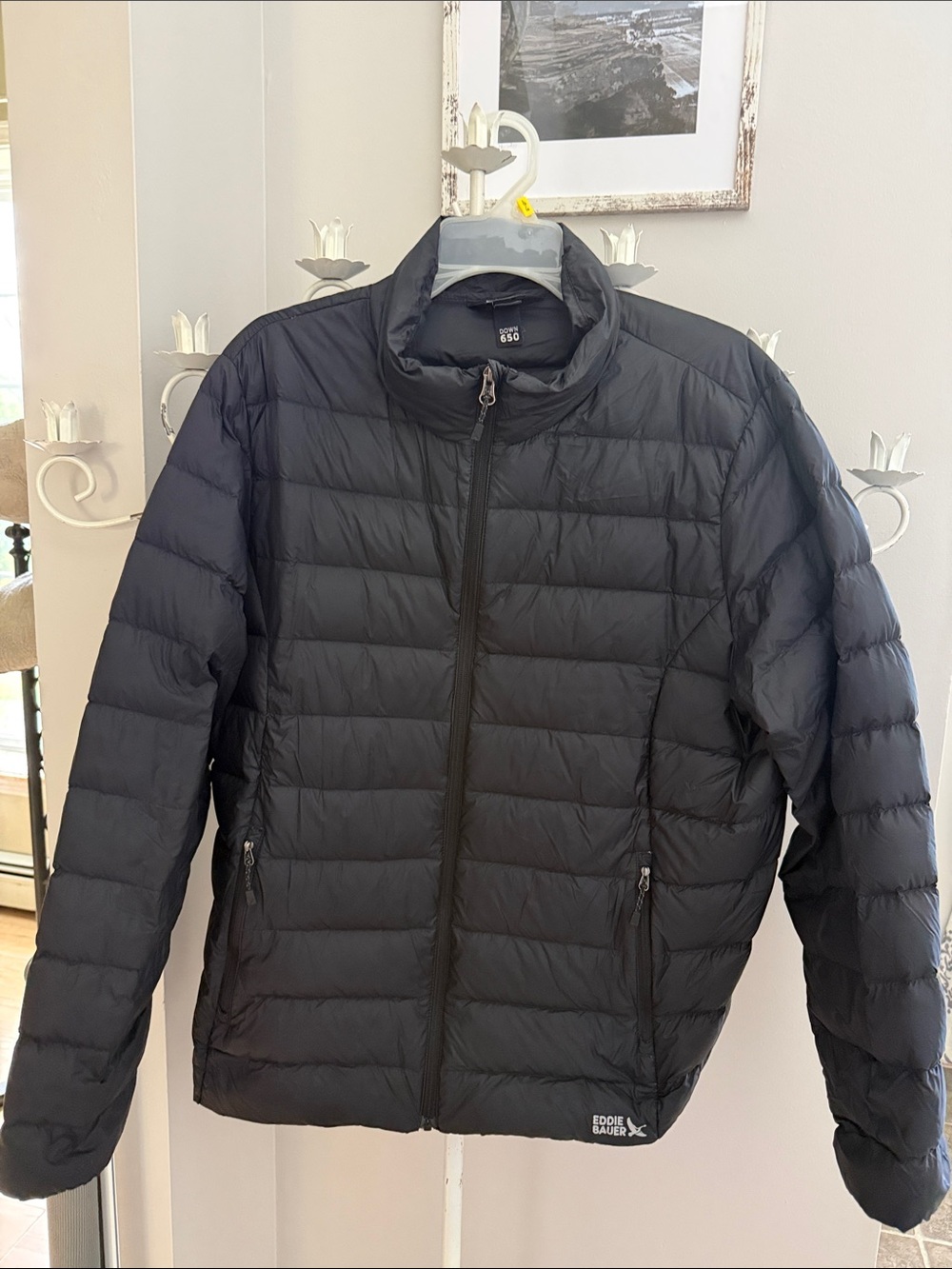 Eddie Bauer Women's Black Lightweight Packable Puffer Jacket